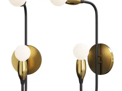 Mitzi Dakota sconce Low-poly 3D model