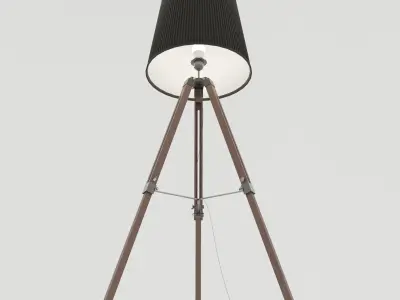 Tripod Floor Lamp 3D model