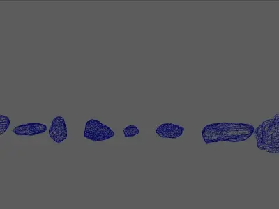 Realistic Rock Low-poly 3D model