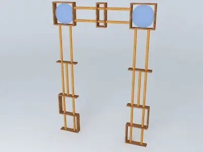 Decorative door way 3D model