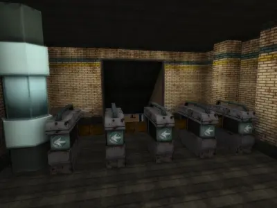 Urban Subway  Low-poly 3D model