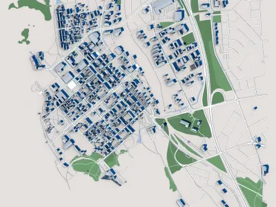 Kemi Town Finland 3D model