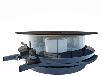 Floating berth 3D model