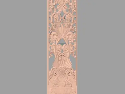Woodworking CNC Router 3D Relief STL models used for artcam E425 3D model