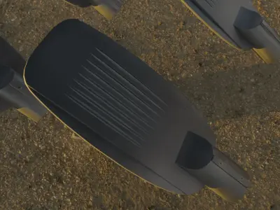 Street Light 12 Low-poly 3D model