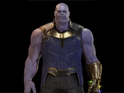 Thanos from Avengers Infinity War - IW Suit 3D model