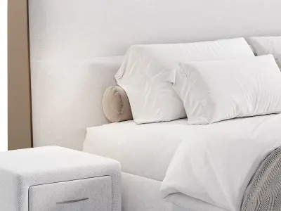 Giorgetti Frame bed 3D model