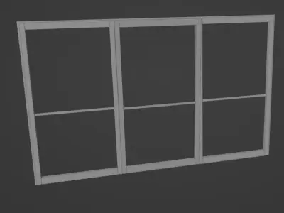 Triple Window Free 3D model
