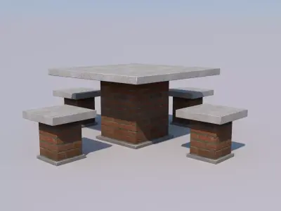 Street Seats 3D model