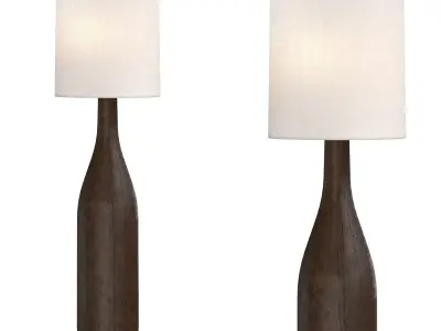 Briar Floor Lamp in Espresso 3D model