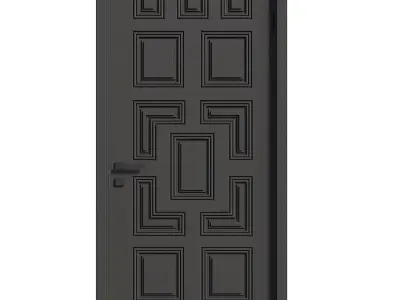 Entrance door set262 3D model
