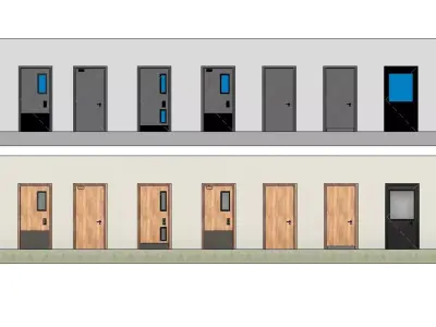 Internal Single Door 3D model