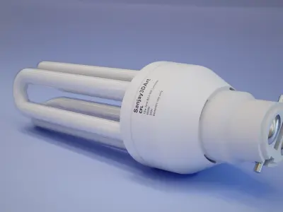 Illuminate Smarter High-Quality CFL Bulbs light Free 3D model