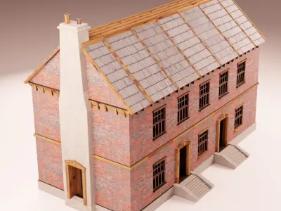 Mansion 3D model buy