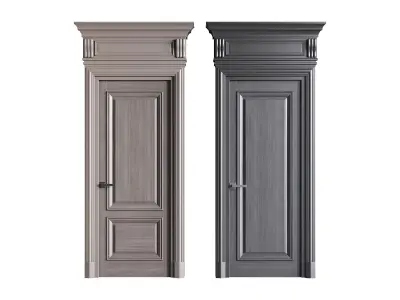 Modern entrance door 29 3D model