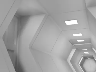 Sci Fi Corridor 3D model
