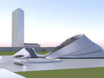 Building 04 3D model