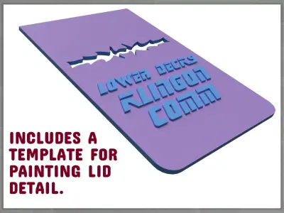 Klingon Communicator Lower Decks 3D print model