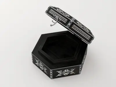 Jewelry Box 02 3D model