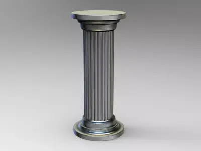 Architectural Classic pillar column for 3D print 3D print model