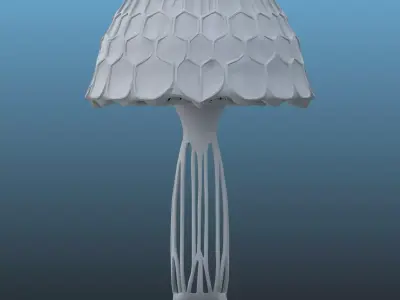 Modern Parametric Table Lamp PM-99 3D print model