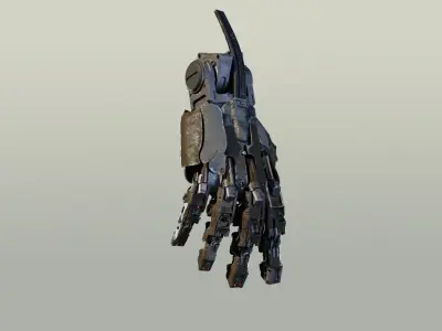 hand mechanical 02 3D model