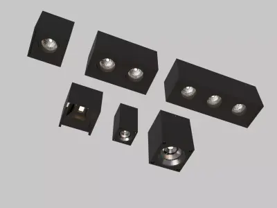 Lightinova Boxx lamp collection Free 3D model