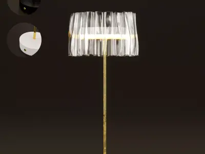 Artemest  Slamp  Lamp Low-poly 3D model