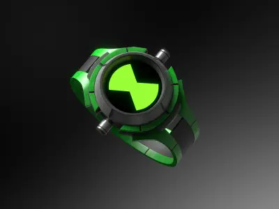 Omnitrix Upgraded Low-poly 3D model