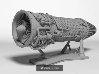 Collection JetEngine 3D Model Pack
