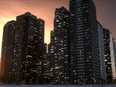 City Block Type B05 3D model