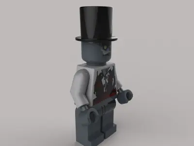 Zombie Groom 3D model