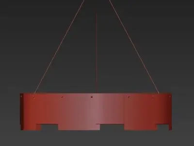 Tech Lighting Stratos Chandelier 3D model purchase