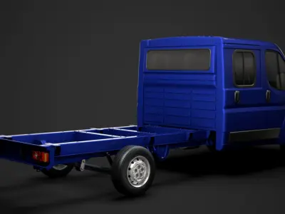 Citroen Jumper Relay Chassis Truck Crew Cab 4035XL WB 2020 3D model