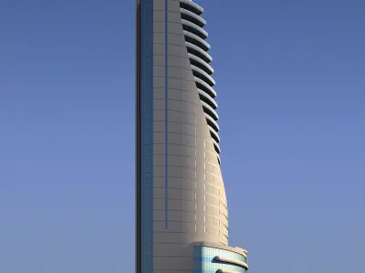 Etisalat telecommunications building 3D model