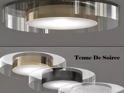 Tenue De Soiree 3600 Ceiling Light by Hind Rabii 3D model