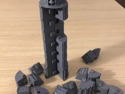 the tower of pisa 3D jigsaw puzzle 3D print model