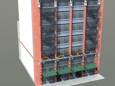 Downtown Office Apartment 3D model