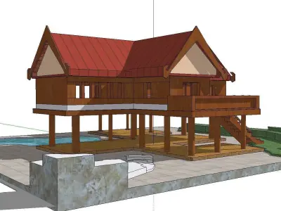 Creative Design-Holiday Cabin-0109 3D model