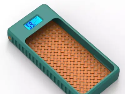 Power Bank Enclosure Loop Cross Style 3D print model