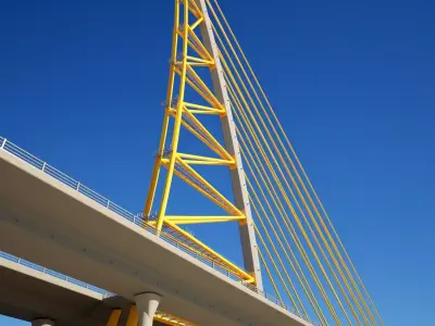 Highway Bridge 3D model