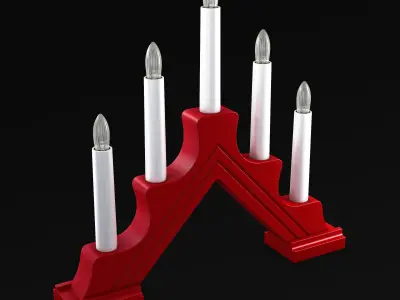 Christmas Advent Lights v 1 3D model