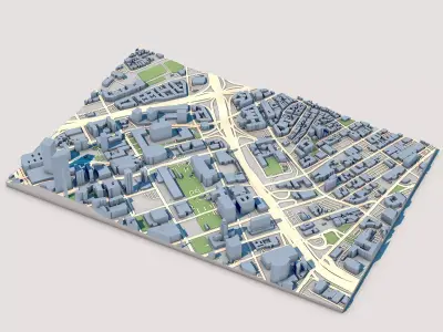 Cathedral of Our Lady of the Angels Los Angesles United States 3D model