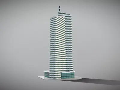 Tour First Low-poly 3D model