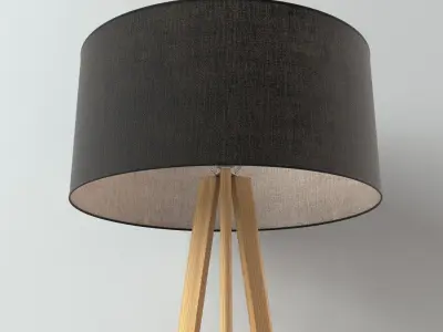 Solstice floor lamp 3D model