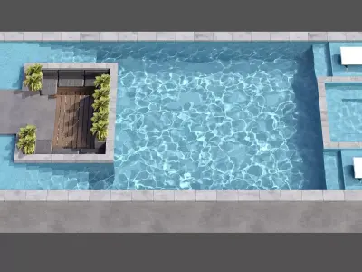 SWIMMING POOL NO111 A 3D model