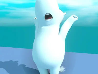 Moomin Model Pack Free low-poly 3D model