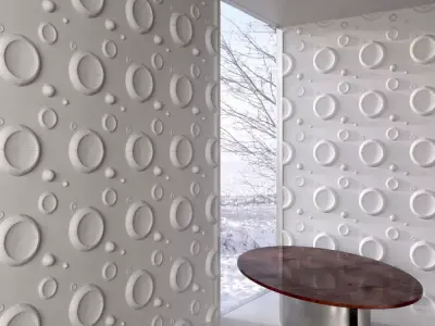 wall panel 076 AM147 3D model