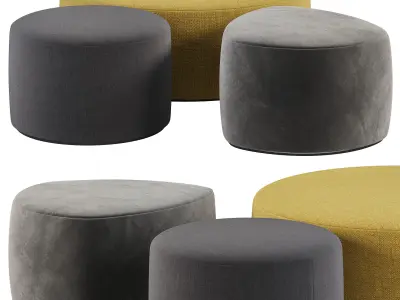 Sumo Pouffe By Bodema 3D model