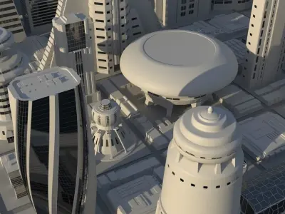Future City Maya  3D model